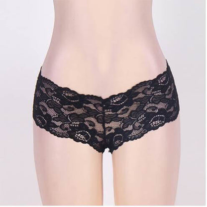 Sexy Floral Lace Panties 4 in 1 Set