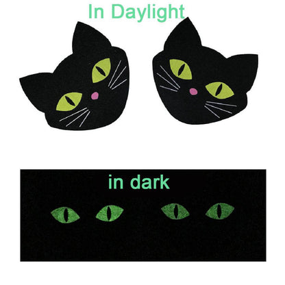 Cat Shaped Glow in the Dark Nipple Cover