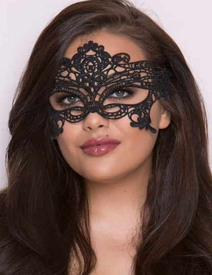 Enchanting Black Lace Eye Mask