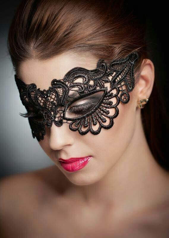 Elegant Black Lace Eye Mask