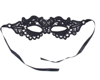 Elegant Black Lace Eye Mask