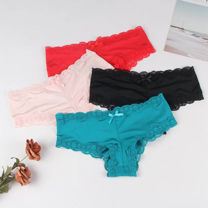 Comfortable Lace Panties 4 in 1 Set