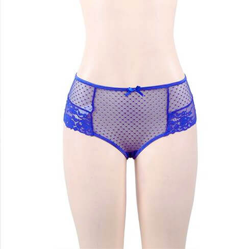 High Waist Lace Strappy Panties 4 in 1 Set