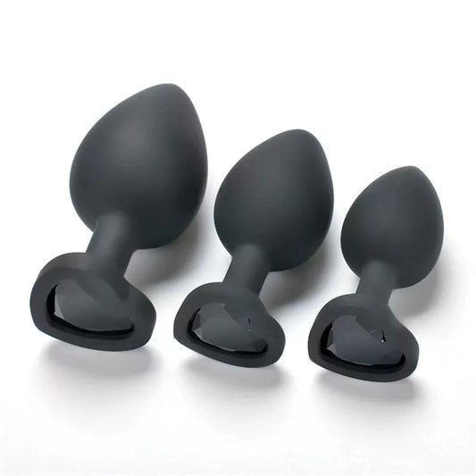 Hearts Anal Plug - Beginner (Set of 3)