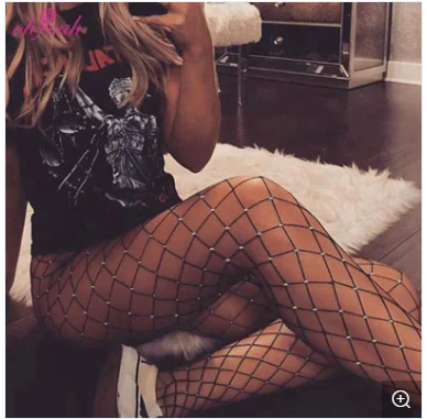 Diamond Fishnet Stockings